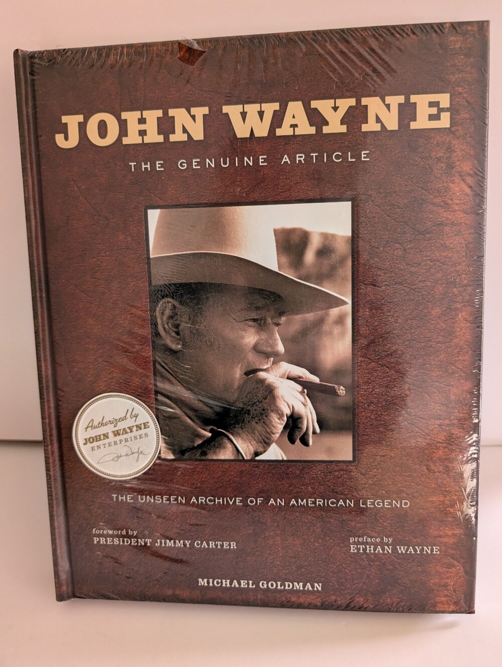 John Wayne : The Genuine Article by Michael Goldman (2013, Hardcover)